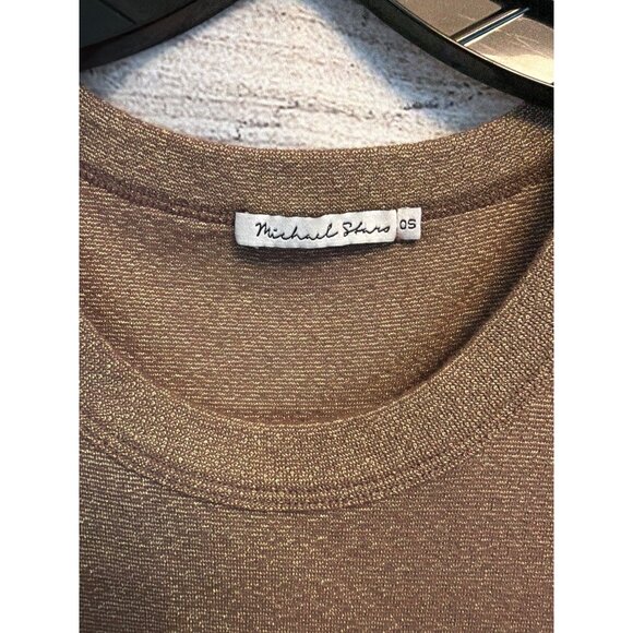 Michael Stars Brown Gold Tank Top Size OS - Picture 2 of 3